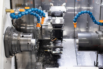 Lathe machine at Northtech Innovations headquarters